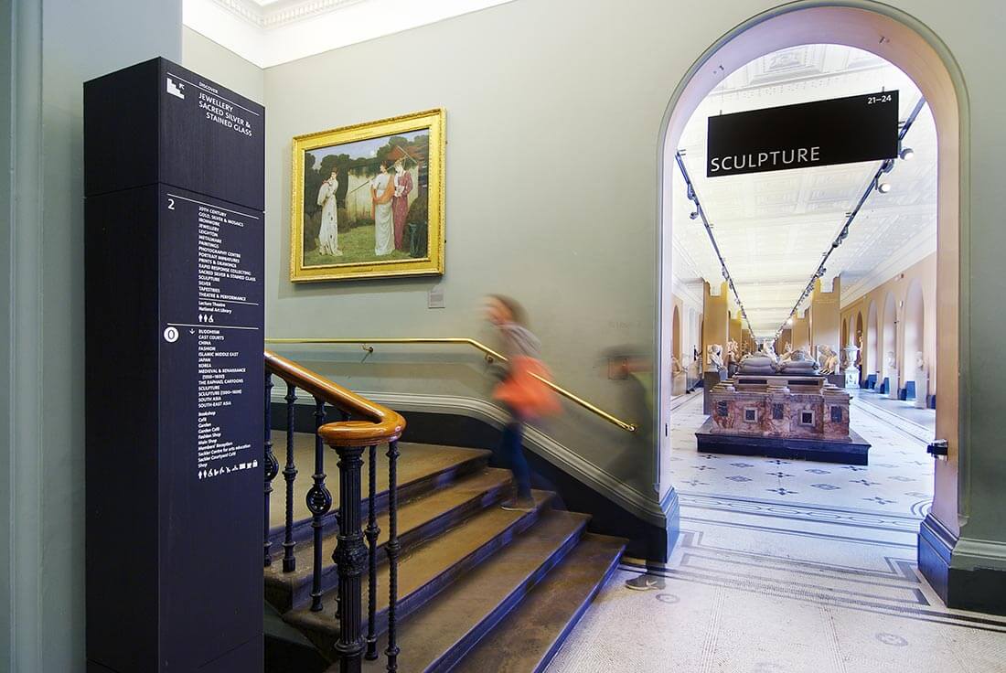 Victoria & Albert Museum, London - Signage Design Company